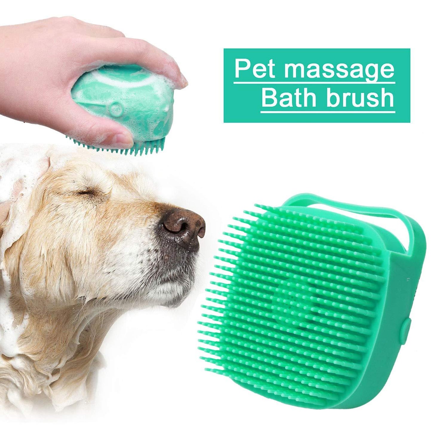 Pet Massager Brush for bath time