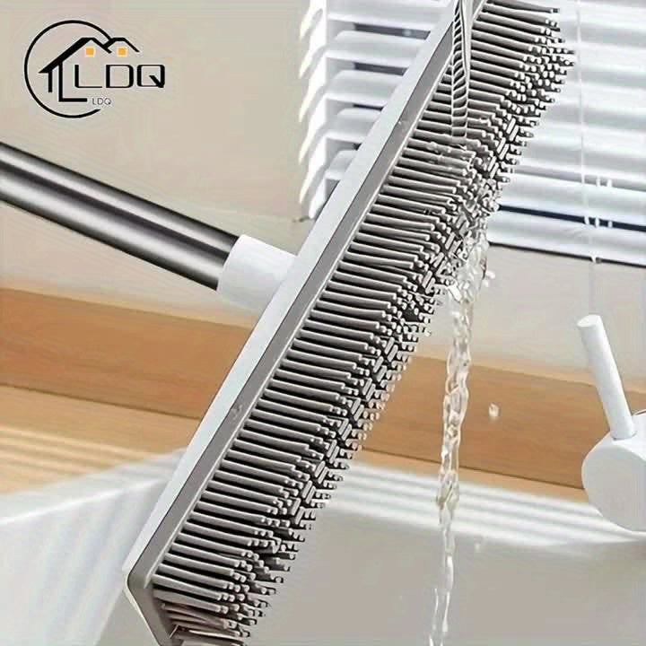 2-in-1 Pet Hair Removal Rubber Broom