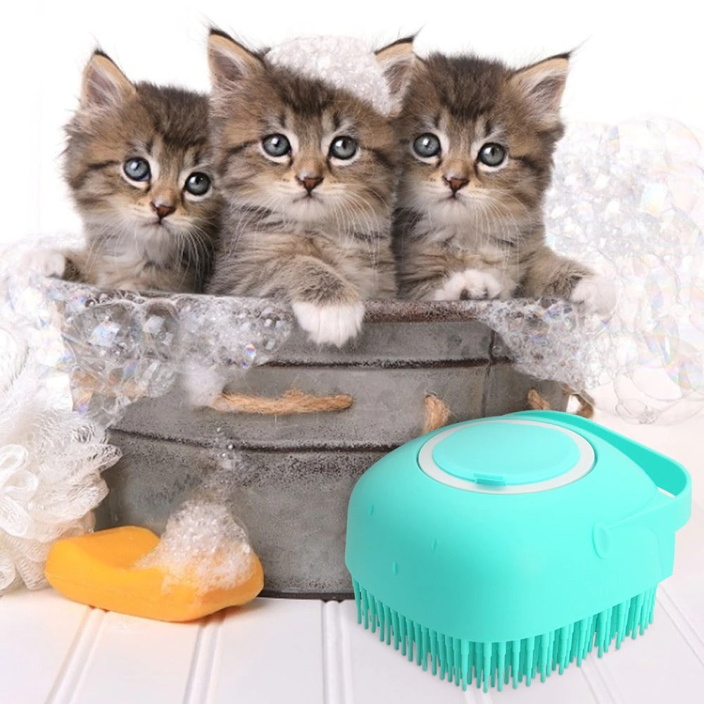 Pet Massager Brush for bath time