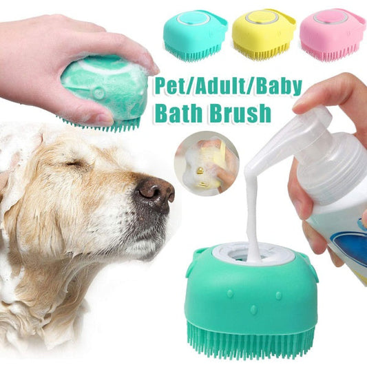 Pet Massager Brush for bath time